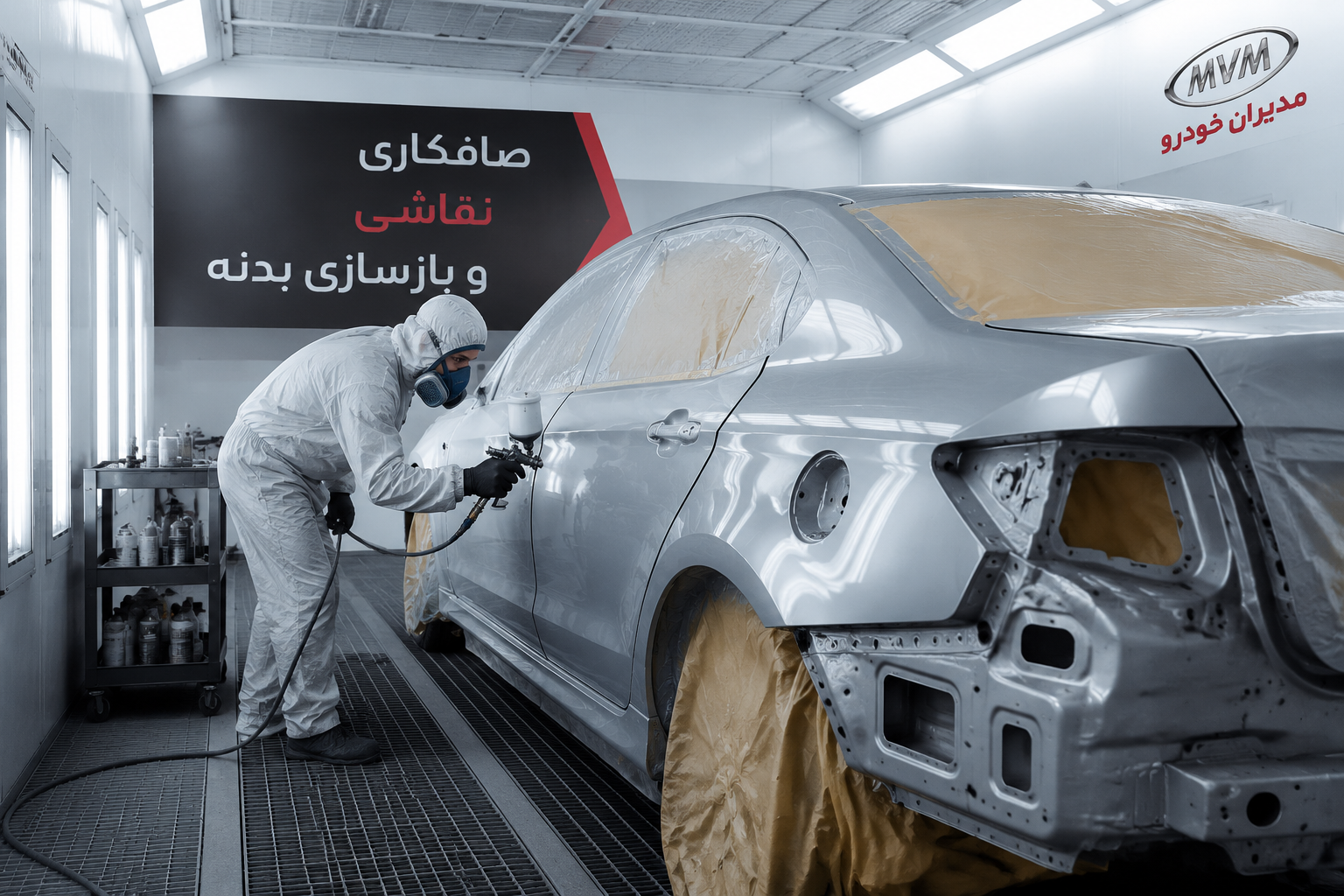 صافکاری نقاشی و بازسازی بدنه